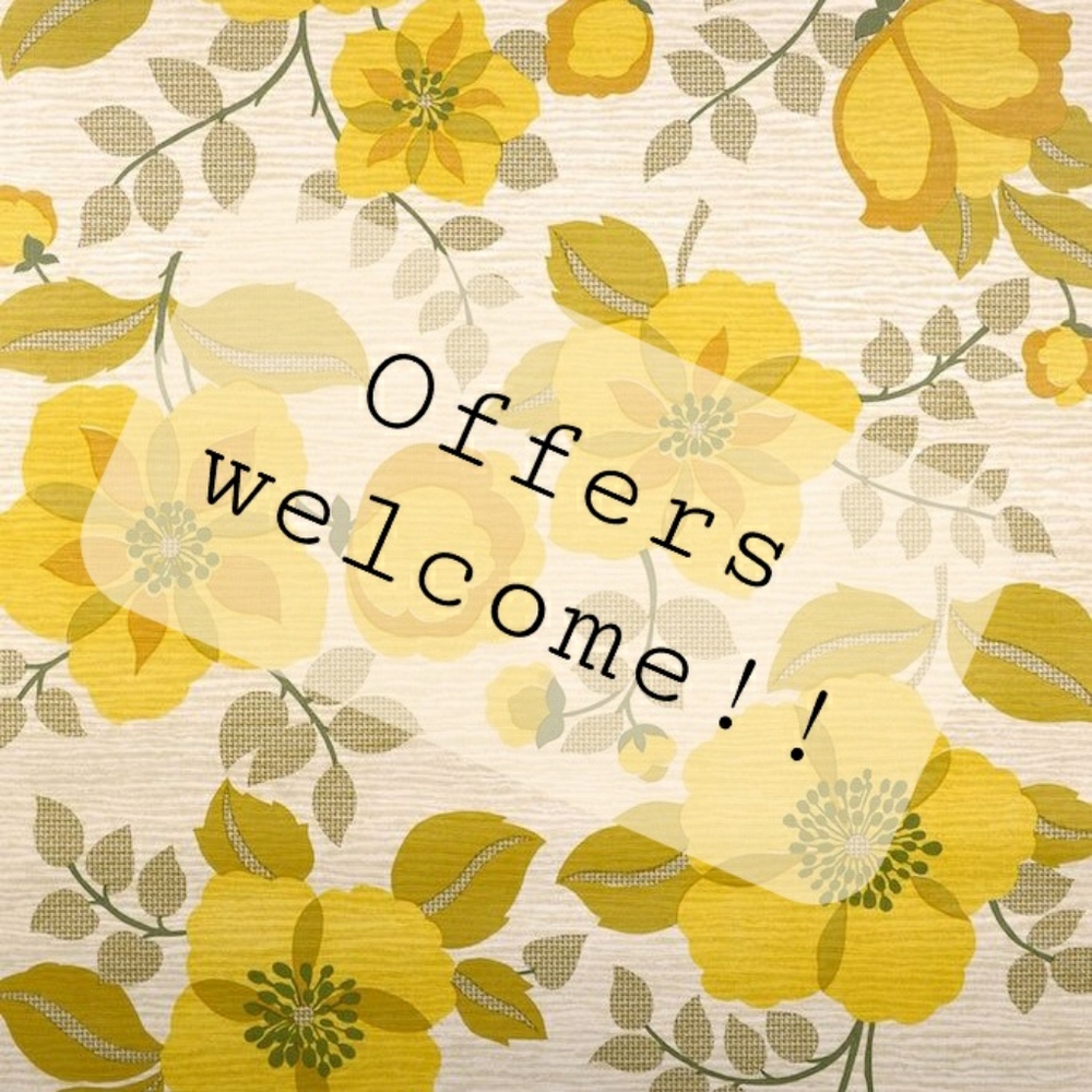 All reasonable offers will be considered!